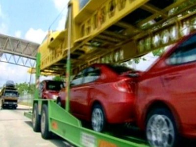 TRANSPORTE COCHES 02  IMAGENES FOTOS